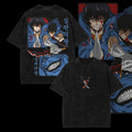 T-Shirt Unisexe Imprimé Sung Jin Woo - Solo Leveling Délavé