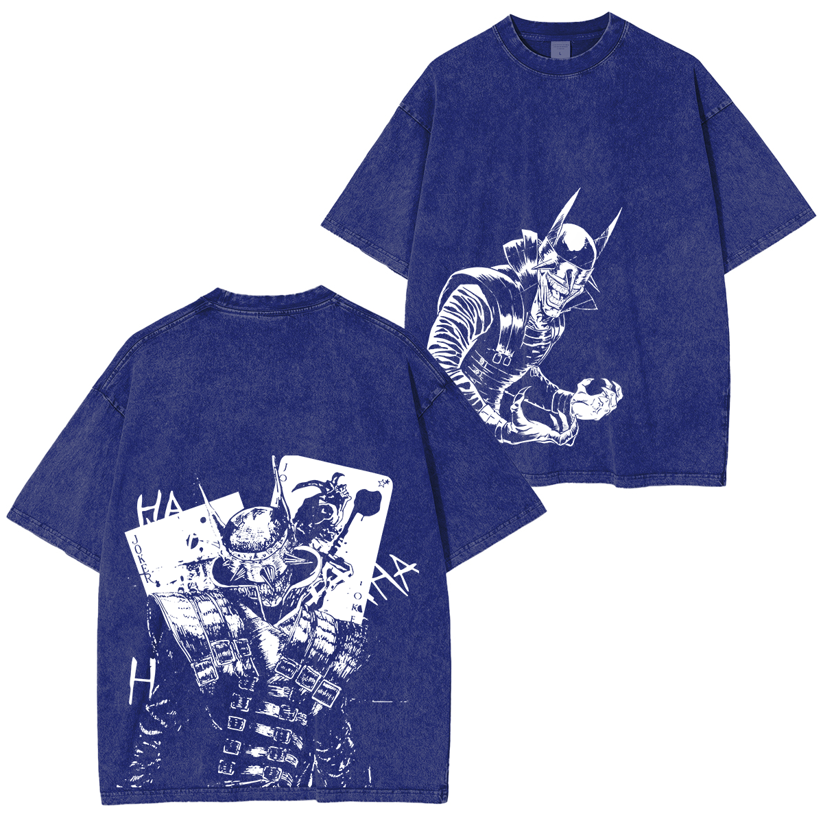 Camiseta Lavada Unisex Batman que Ríe