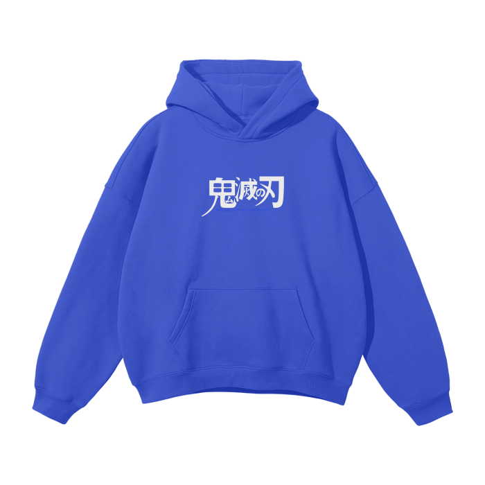Flow of the Torrent Sudadera con Capucha Estilo Urbano Azul