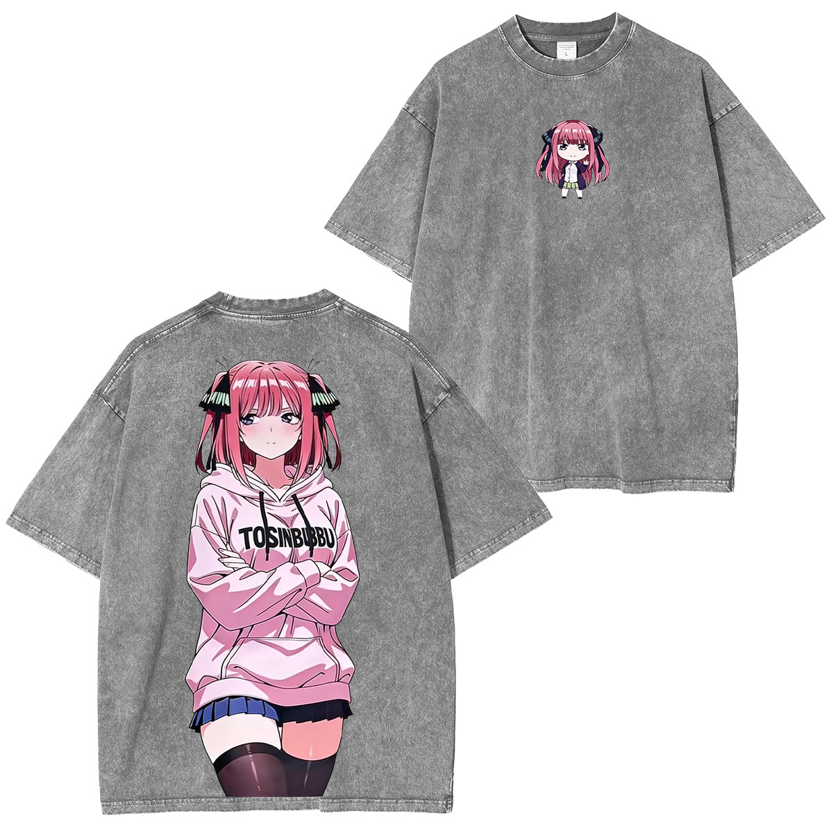 The Quintessential Quintuplets :NinoNakano Vintage Tee
