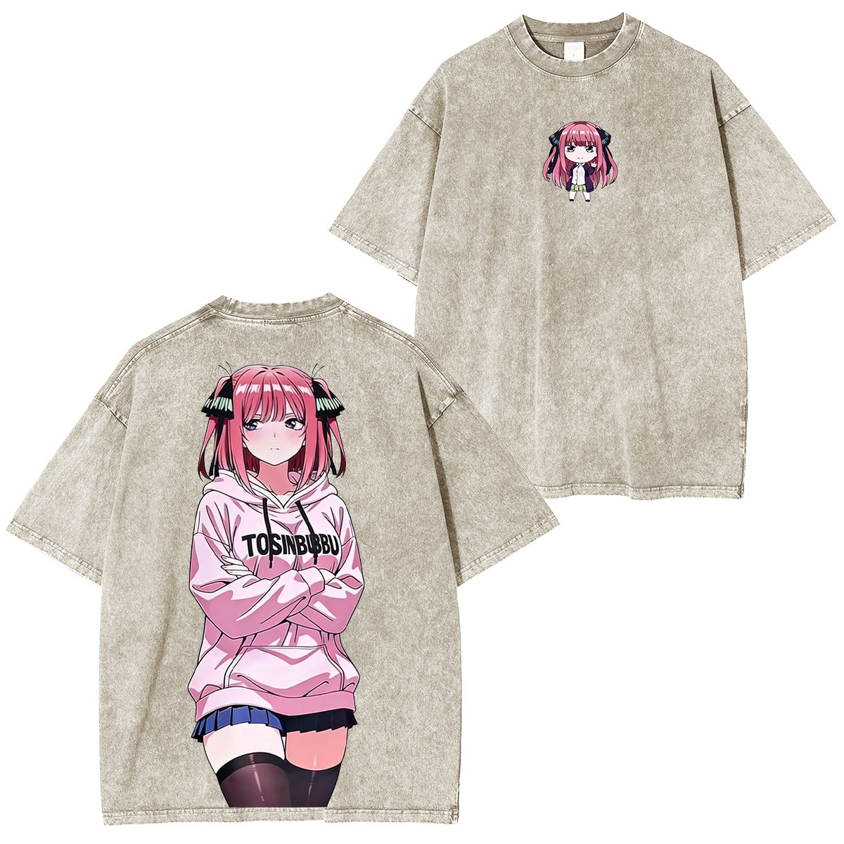 The Quintessential Quintuplets :NinoNakano Vintage Tee
