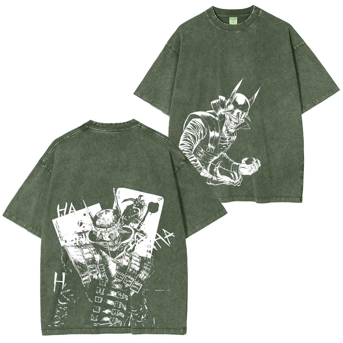 Camiseta Lavada Unisex Batman que Ríe