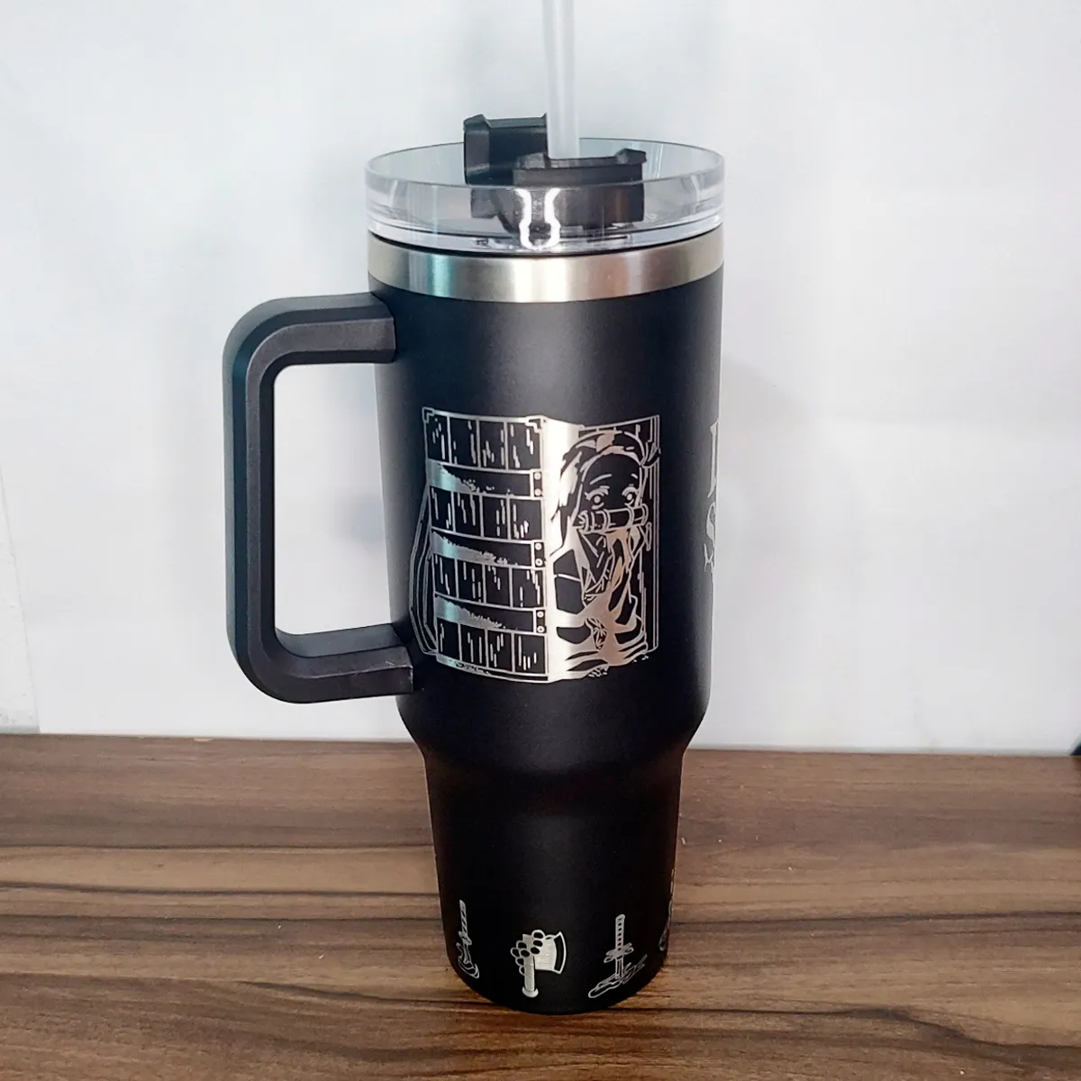 Grabado Laser Demon Slayer Negro HG