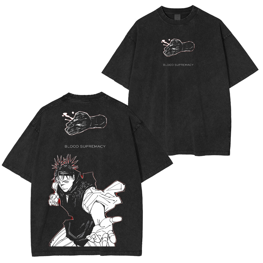 Choso Jujutsu Kaisen Anime Unisex Washed T-Shirt