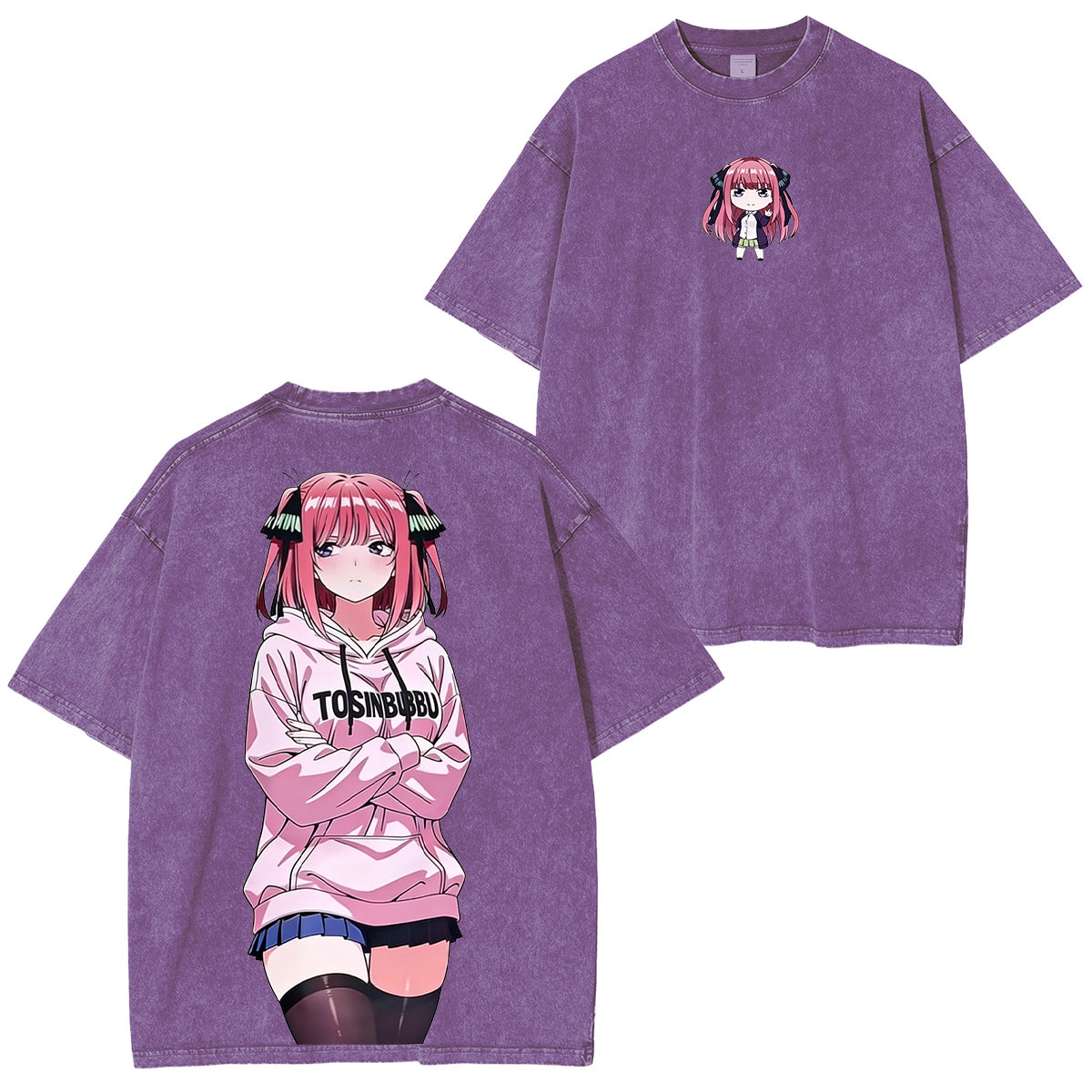 The Quintessential Quintuplets :NinoNakano Vintage Tee