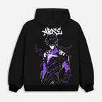Sweat à capuche unisexe oversize imprimé Solo Leveling