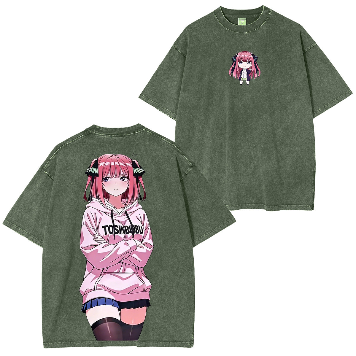 The Quintessential Quintuplets :NinoNakano Vintage Tee