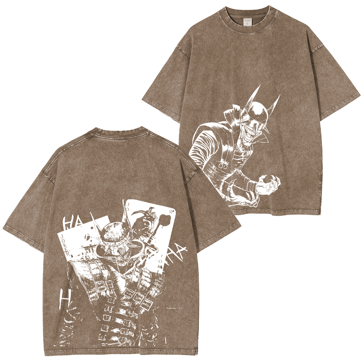 Camiseta Lavada Unisex Batman que Ríe