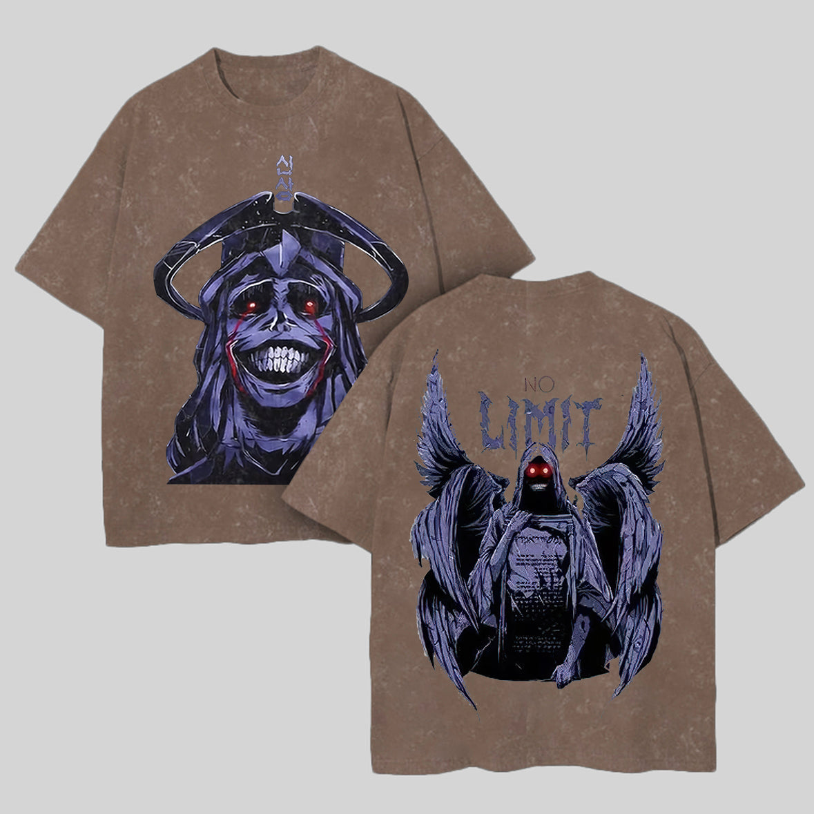 Solo Leveling Printed Men's Washed T-Shirt