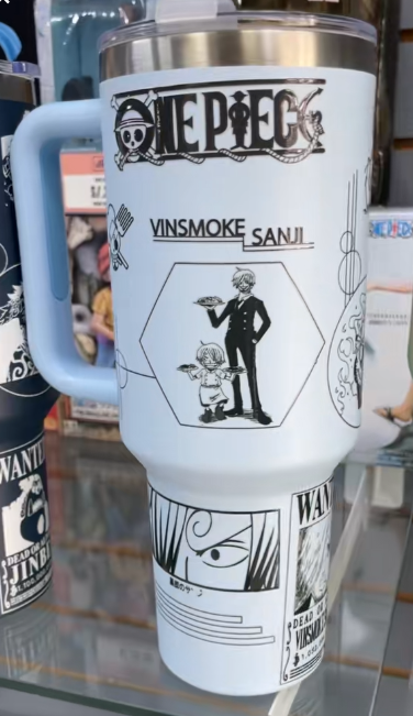 One Piece Themed engraved Stanley Tumbler Cup