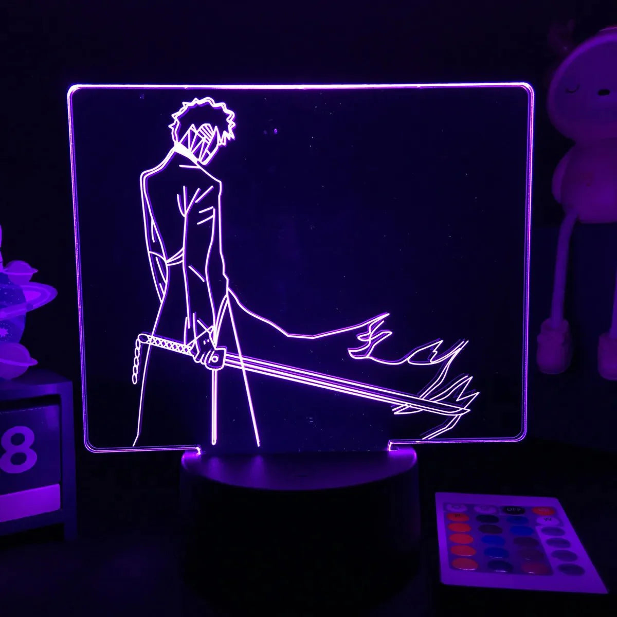 3D Anime Lamp Bleach Led Night Light Bedroom Decoration Bedside Lamp Gift