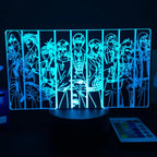 3D Anime Lamp Bleach Led Night Light Bedroom Decoration Bedside Lamp Gift
