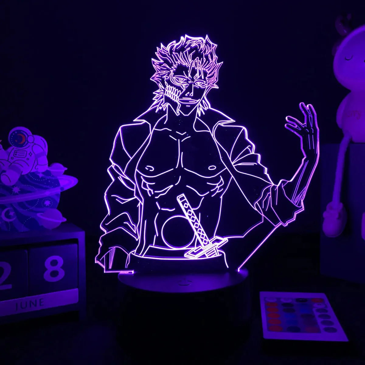 3D Anime Lamp Bleach Led Night Light Bedroom Decoration Bedside Lamp Gift