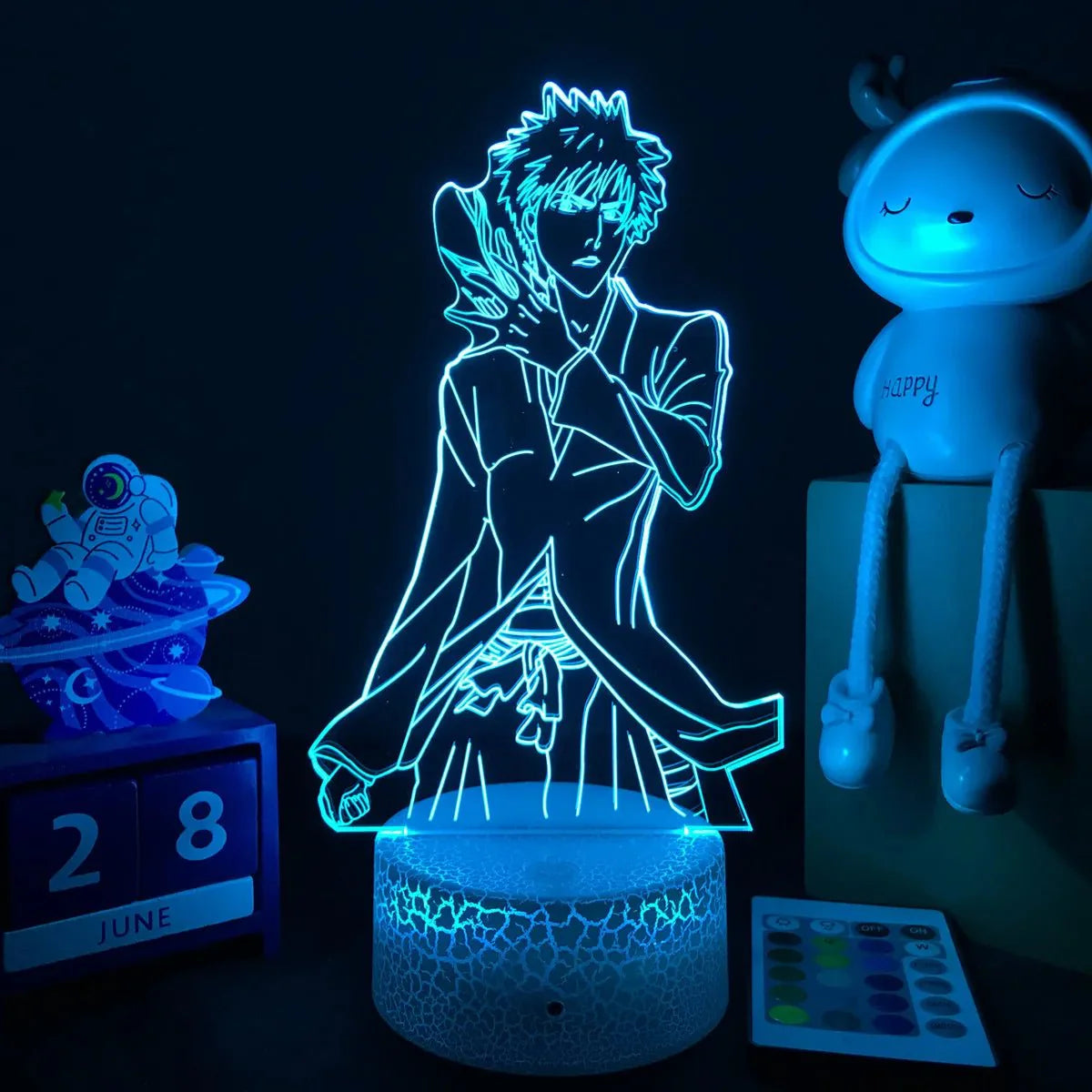 3D Anime Lamp Bleach Led Night Light Bedroom Decoration Bedside Lamp Gift