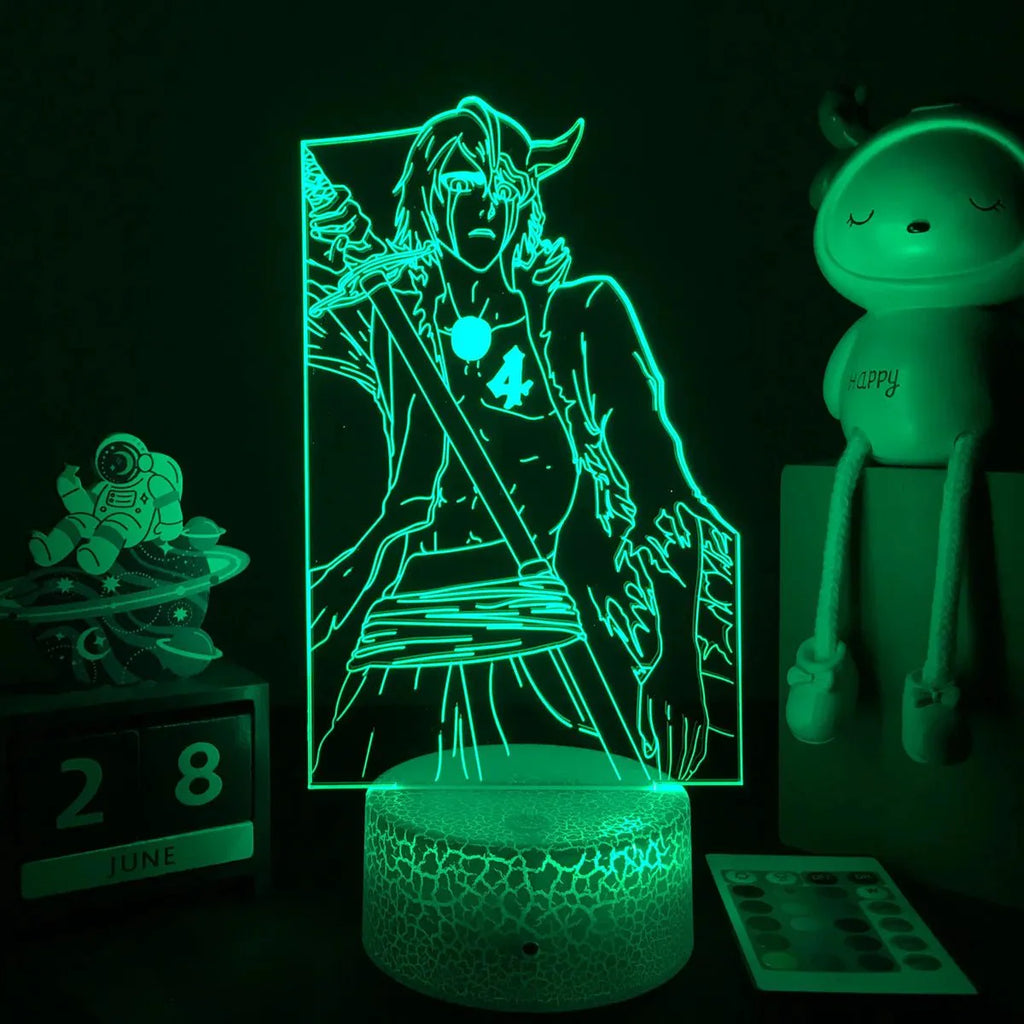 3D Anime Lamp Bleach Led Night Light Bedroom Decoration Bedside Lamp Gift