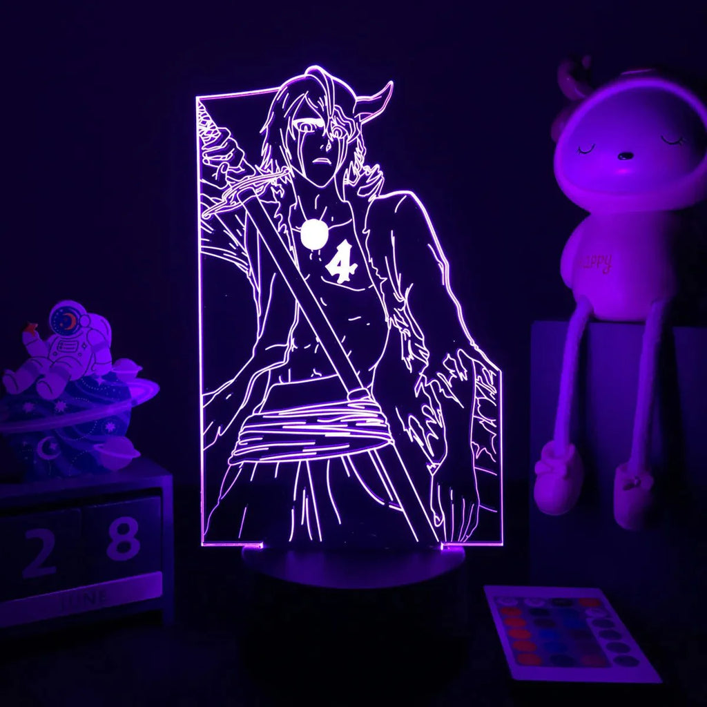 3D Anime Lamp Bleach Led Night Light Bedroom Decoration Bedside Lamp Gift