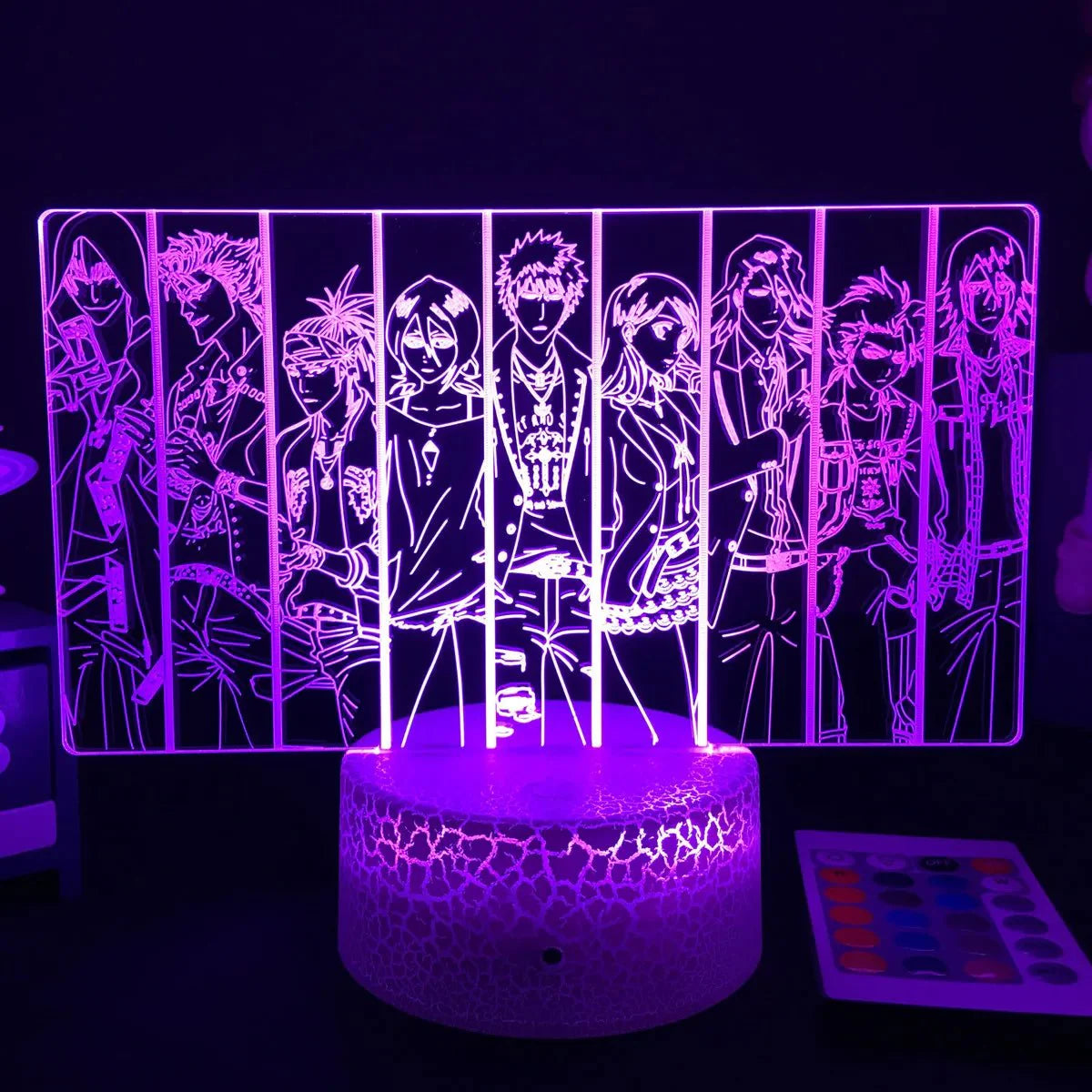 3D Anime Lamp Bleach Led Night Light Bedroom Decoration Bedside Lamp Gift