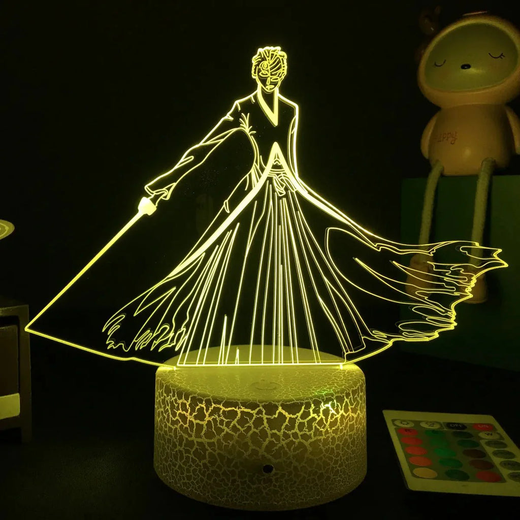 3D Anime Lamp Bleach Led Night Light Bedroom Decoration Bedside Lamp Gift