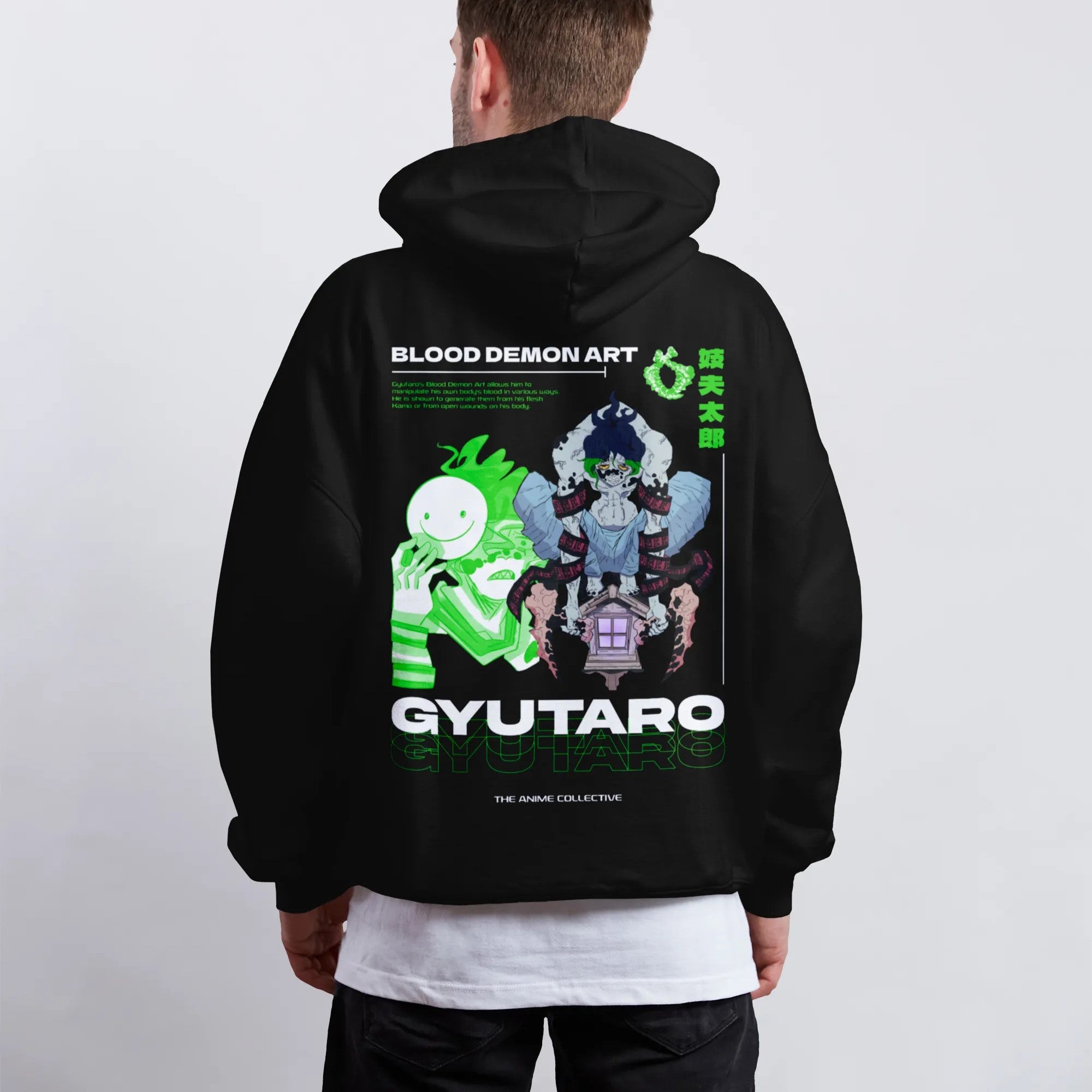 Gyutaro Demon Slayer | Sudadera con capucha