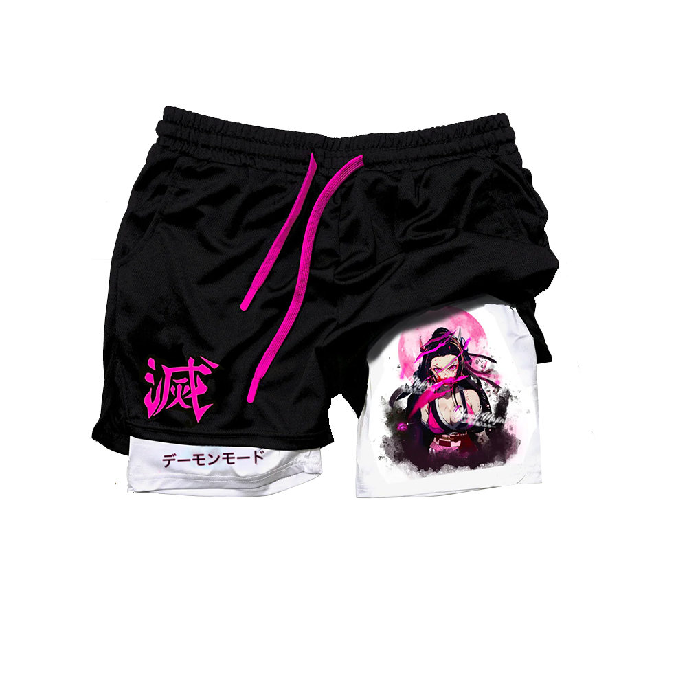 Short "Anime x Sport" mode démoniaque de Nezuko