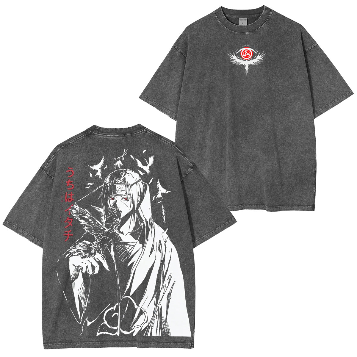 Itachi Uchiha Naruto Washed T-shirt/Crewneck/Hoodie
