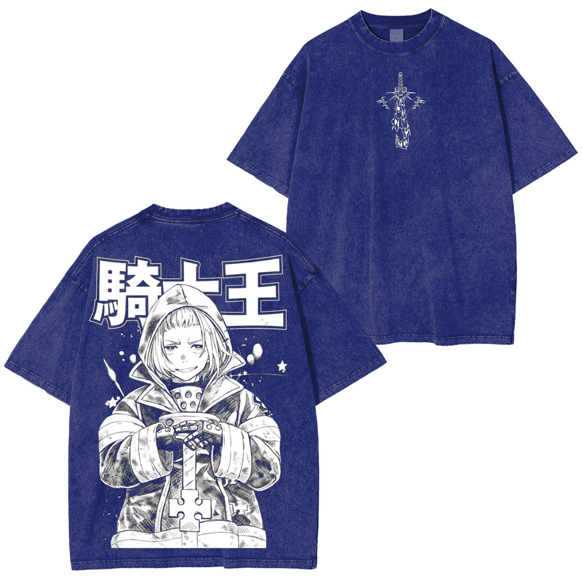 T-shirt/Sweat-shirt/Sweat à capuche délavé Fire Force Arthur Boyle