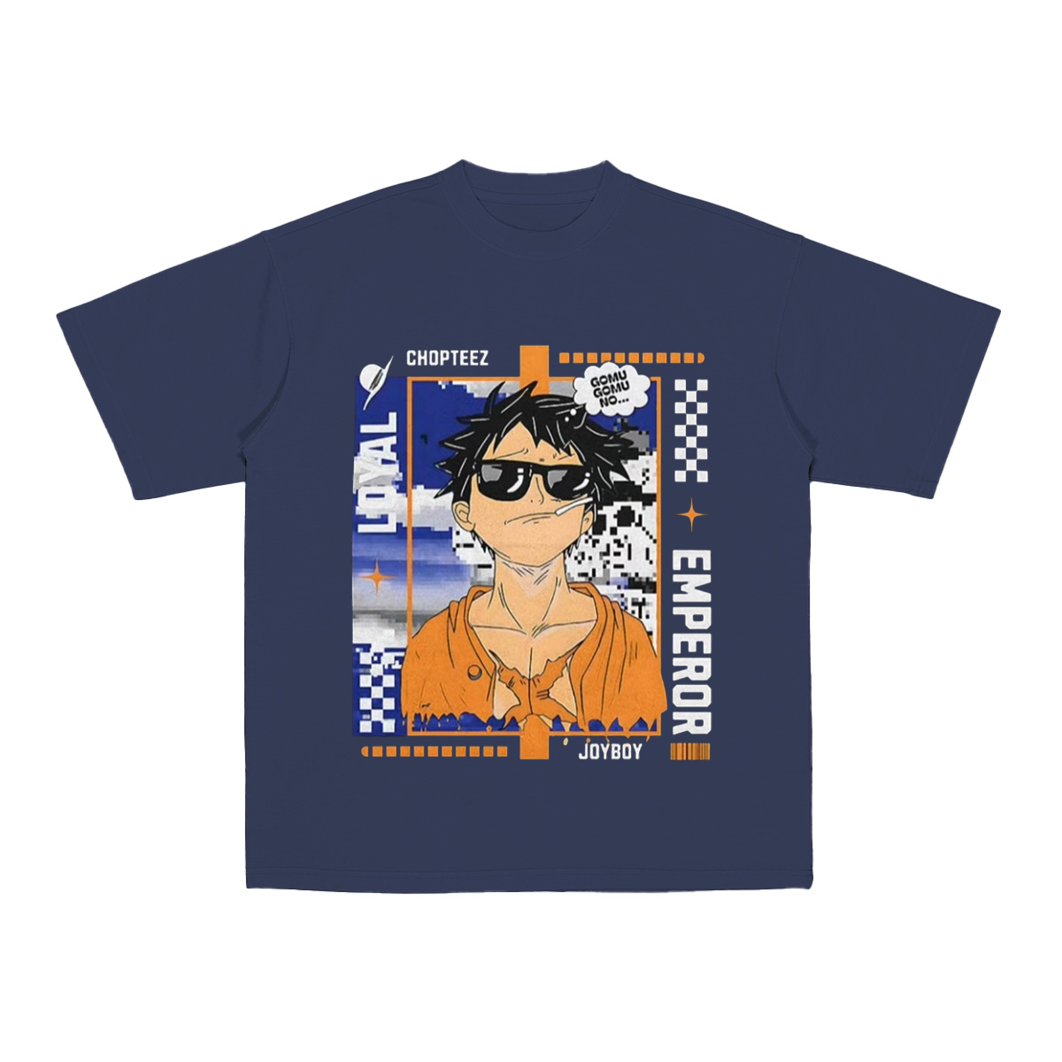 T-shirt/Col ras du cou/Sweat à capuche oversize Luffy