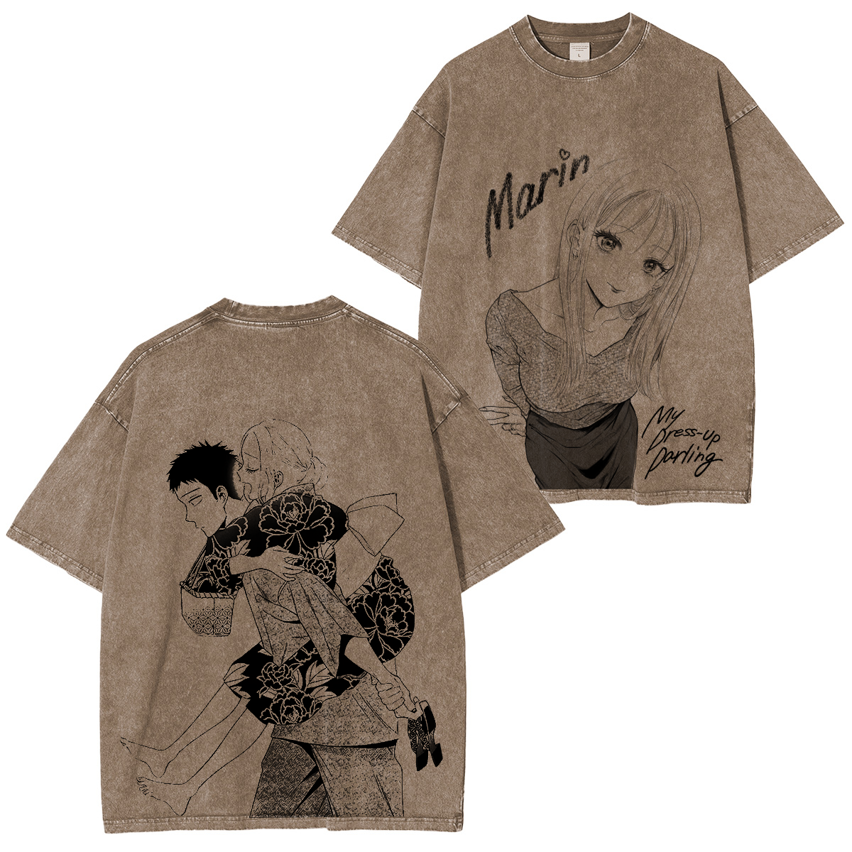 My Dress-Up Darling Anime Vintage Washed T-shirt
