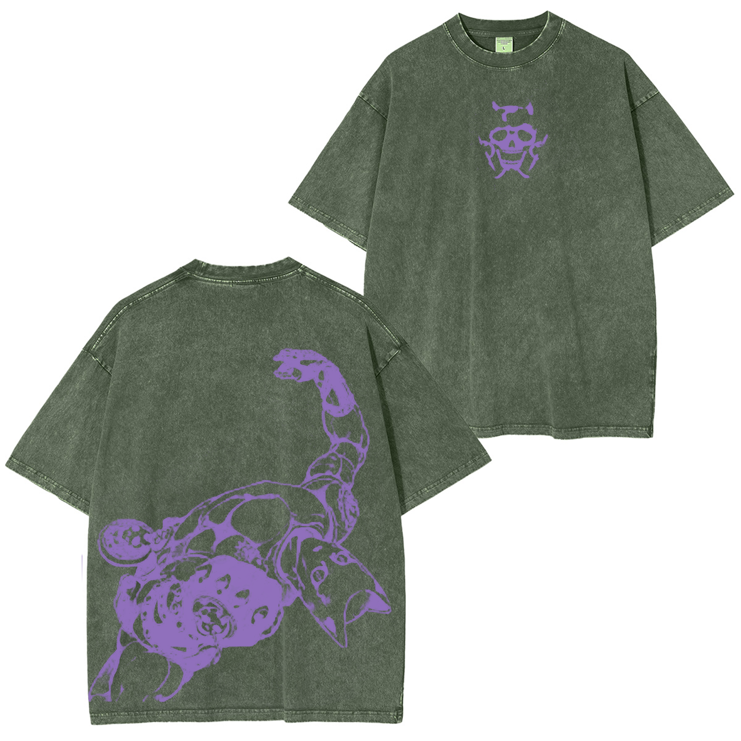Camiseta unisex lavada vintage de JoJo's Bizarre Adventure Diamond is Unbreakable