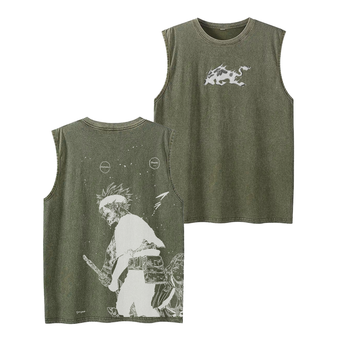 Camiseta sin mangas de anime Black Clover