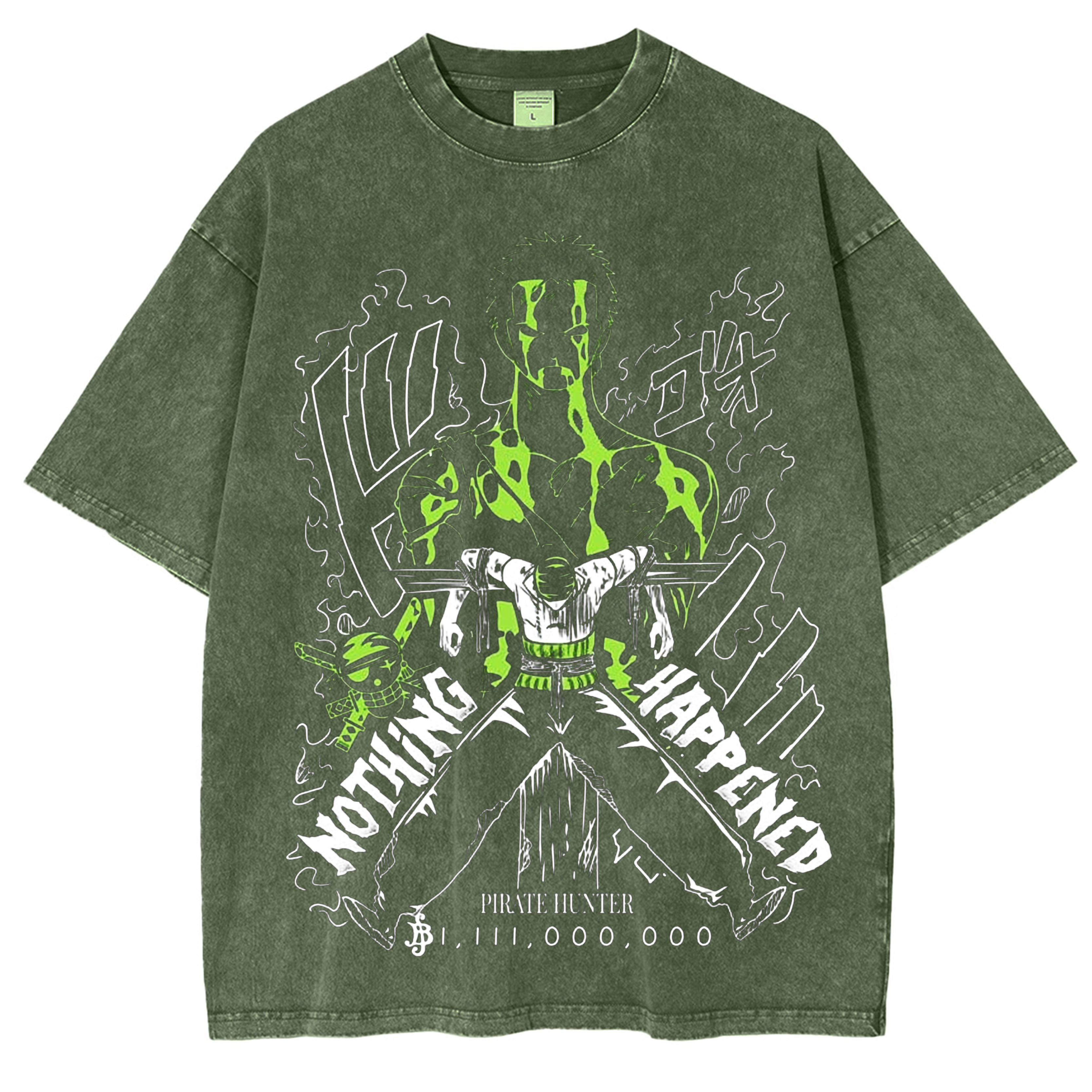 Acheter un T-shirt Roronoa Zoro "Il ne s'est rien passé"