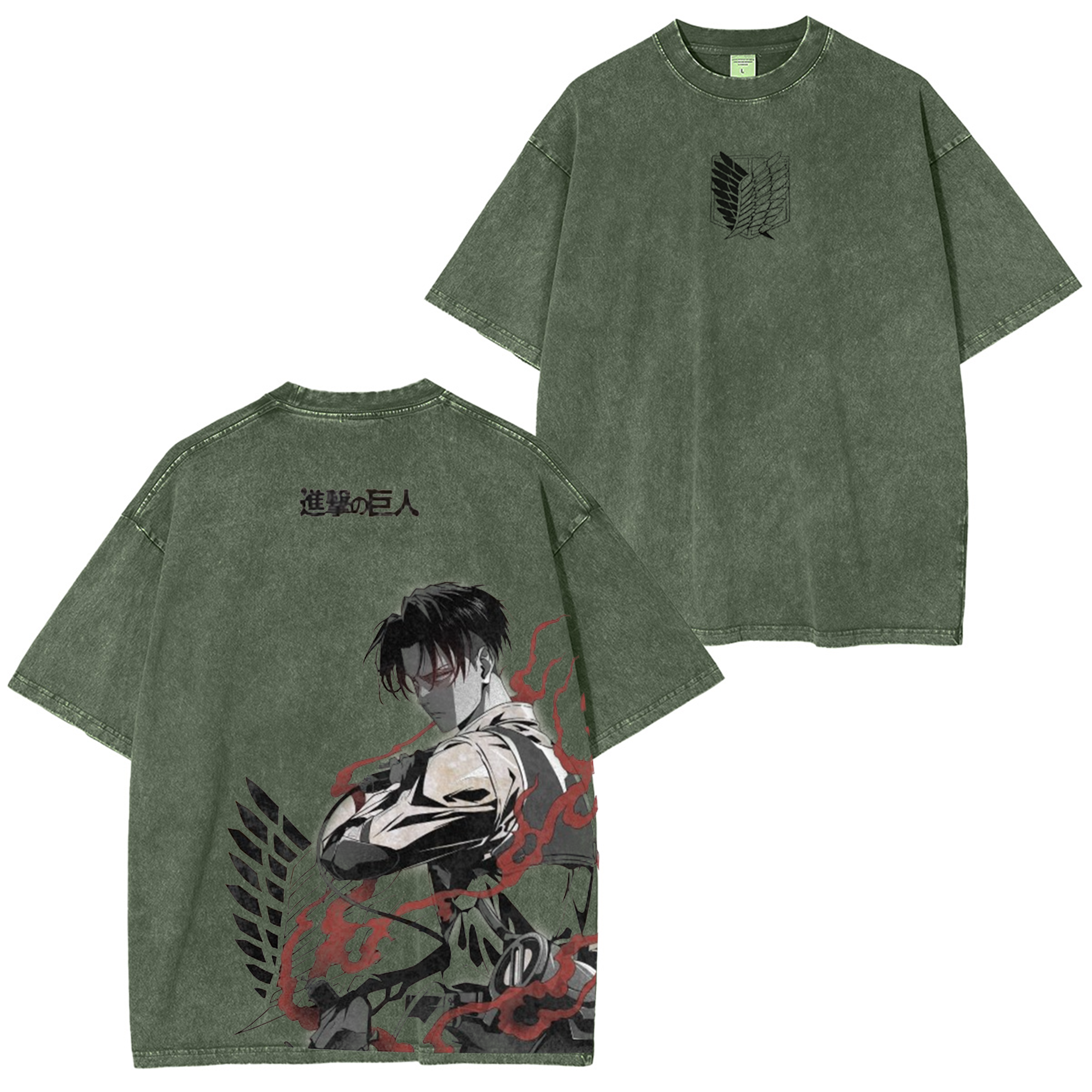 Levi Ackerman Vintage Washed Unisex T-Shirt