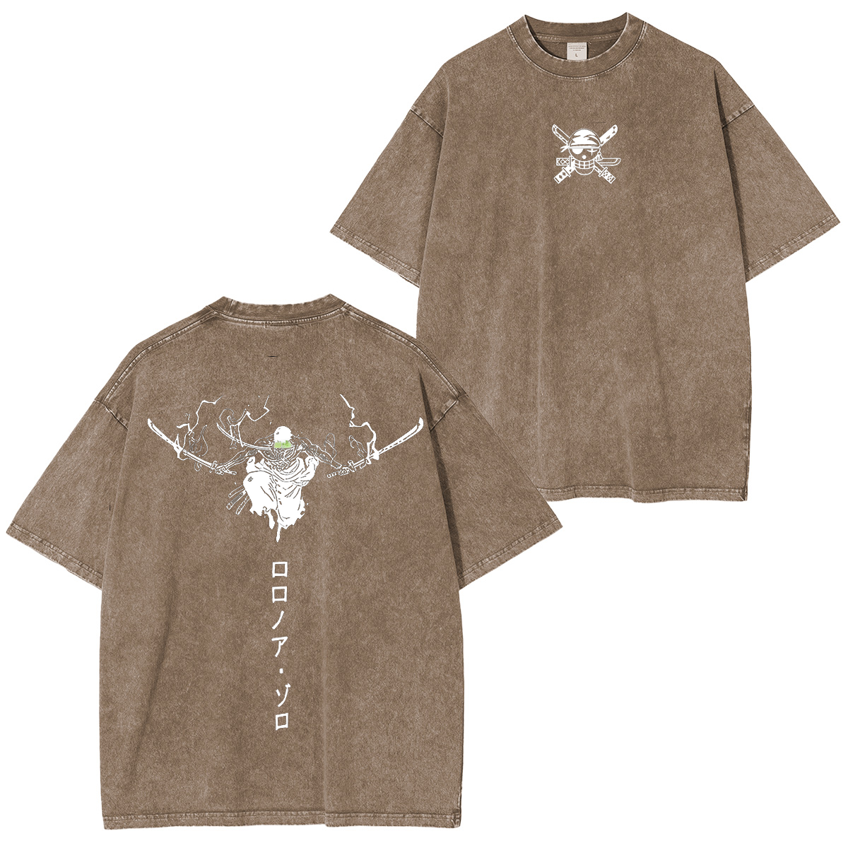 One Piece Japanese-style anime pure cotton short-sleeve T-shirt