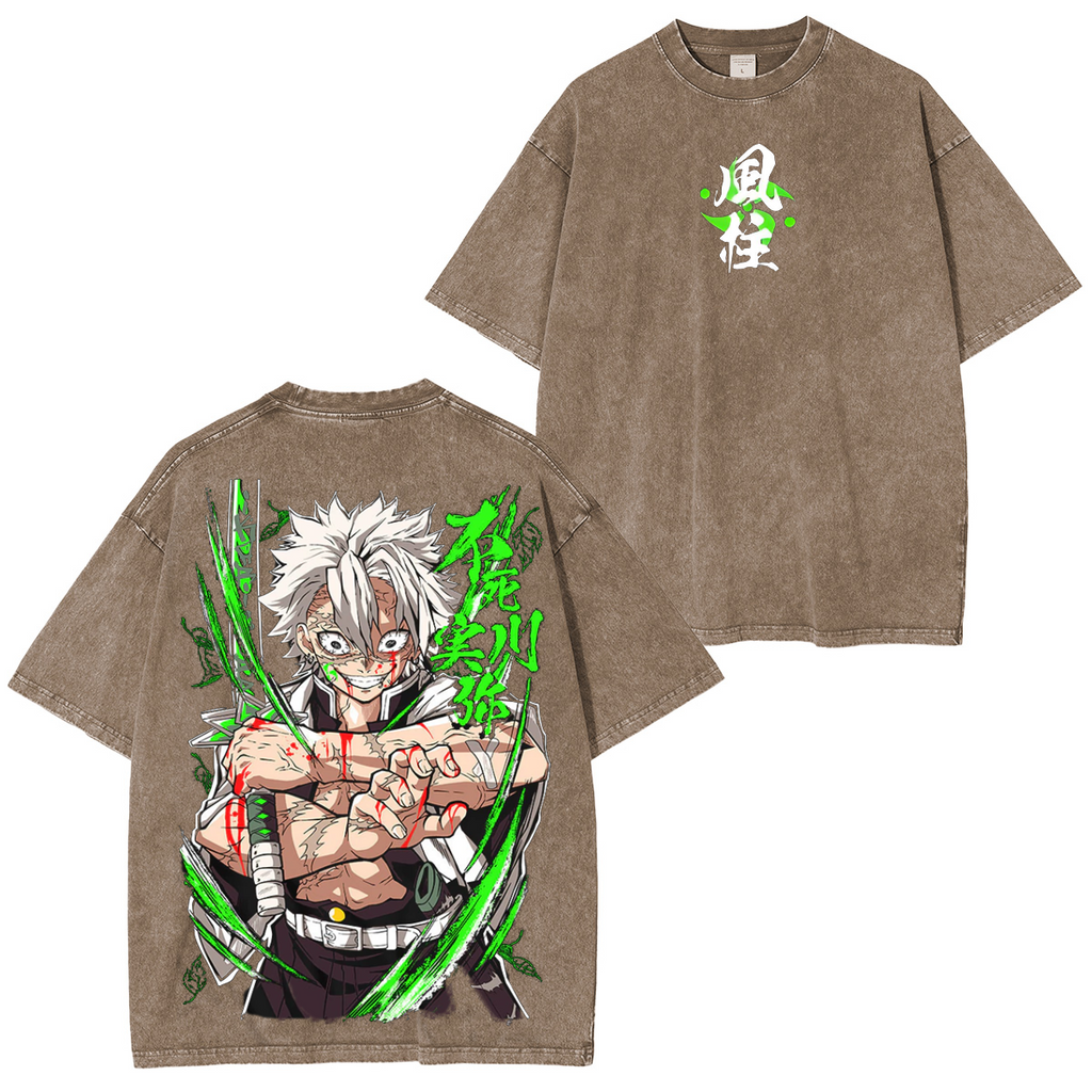 Hashira do Vento Vintage Oversized T-Shirt