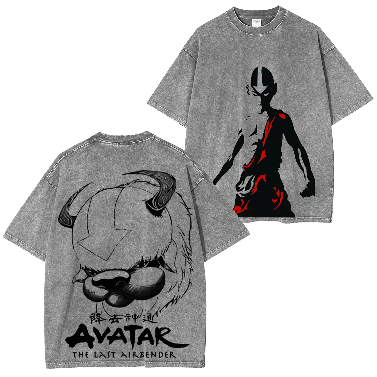 T-shirt Unisexe Délavé Avatar : Le Dernier Maître de l'Air