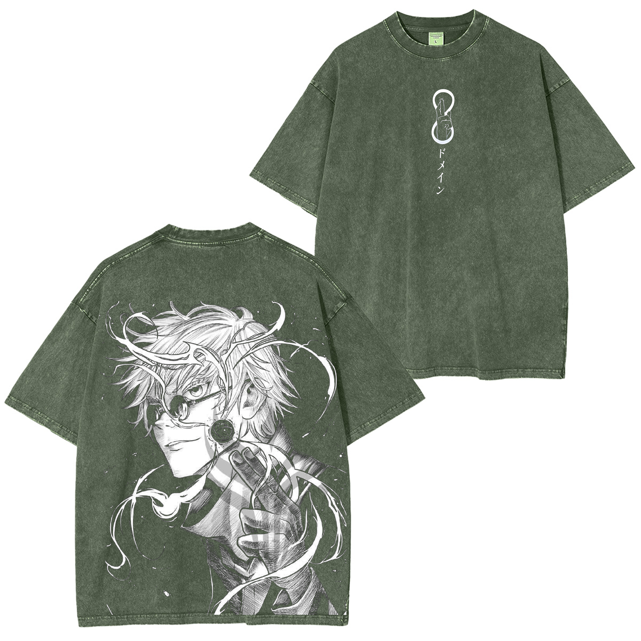 Camiseta unisex lavada de Jujutsu Kaisen Satoru Gojo
