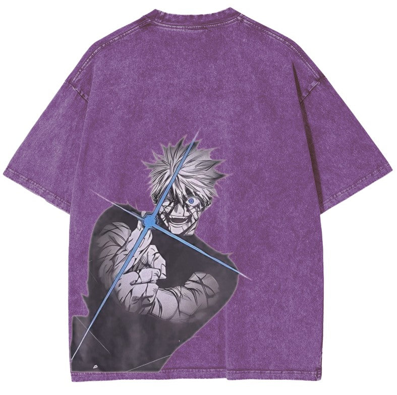 T-shirt Surdimensionné Vintage Jujutsu Kaisen