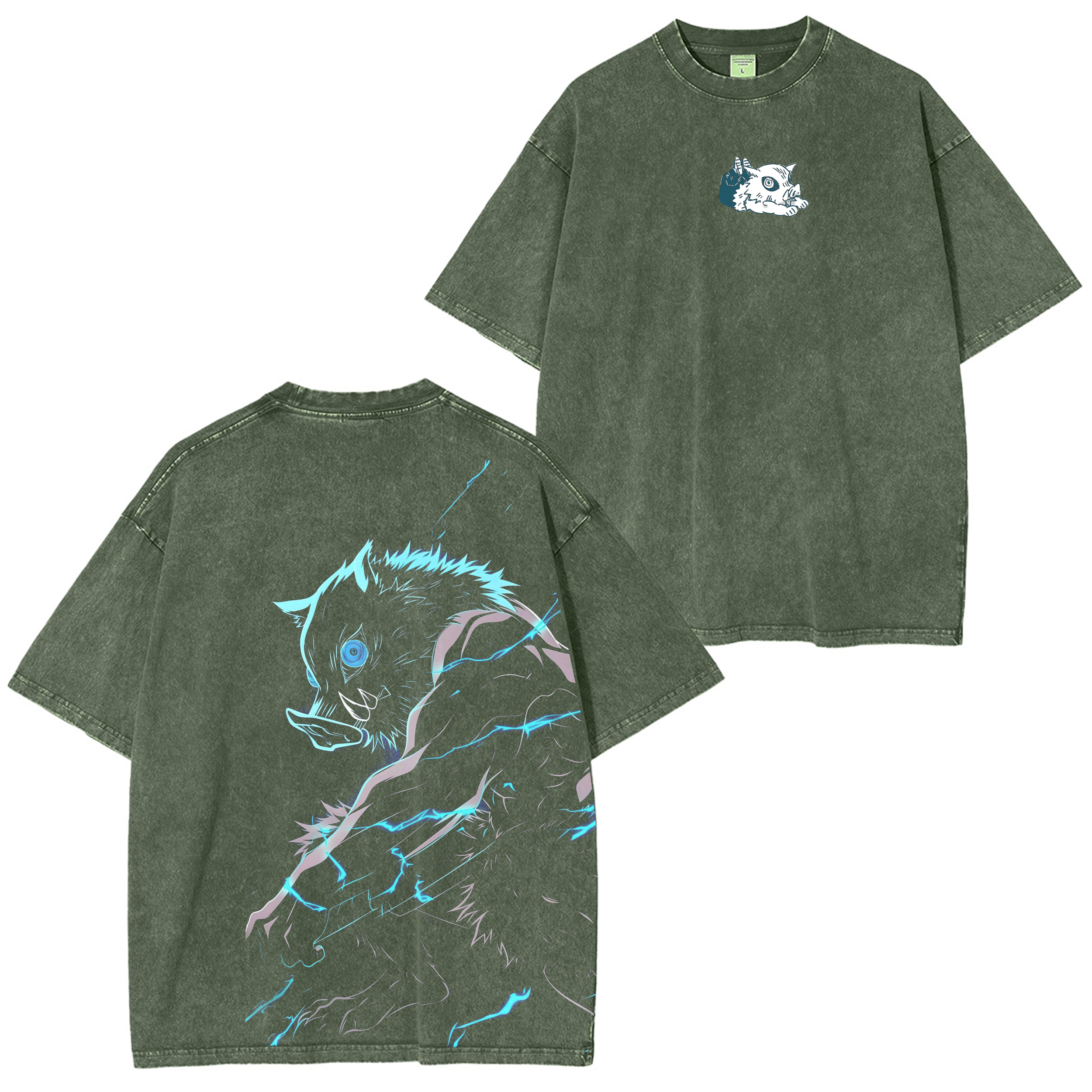 Demon Slayer Anim Washed T-Shirt