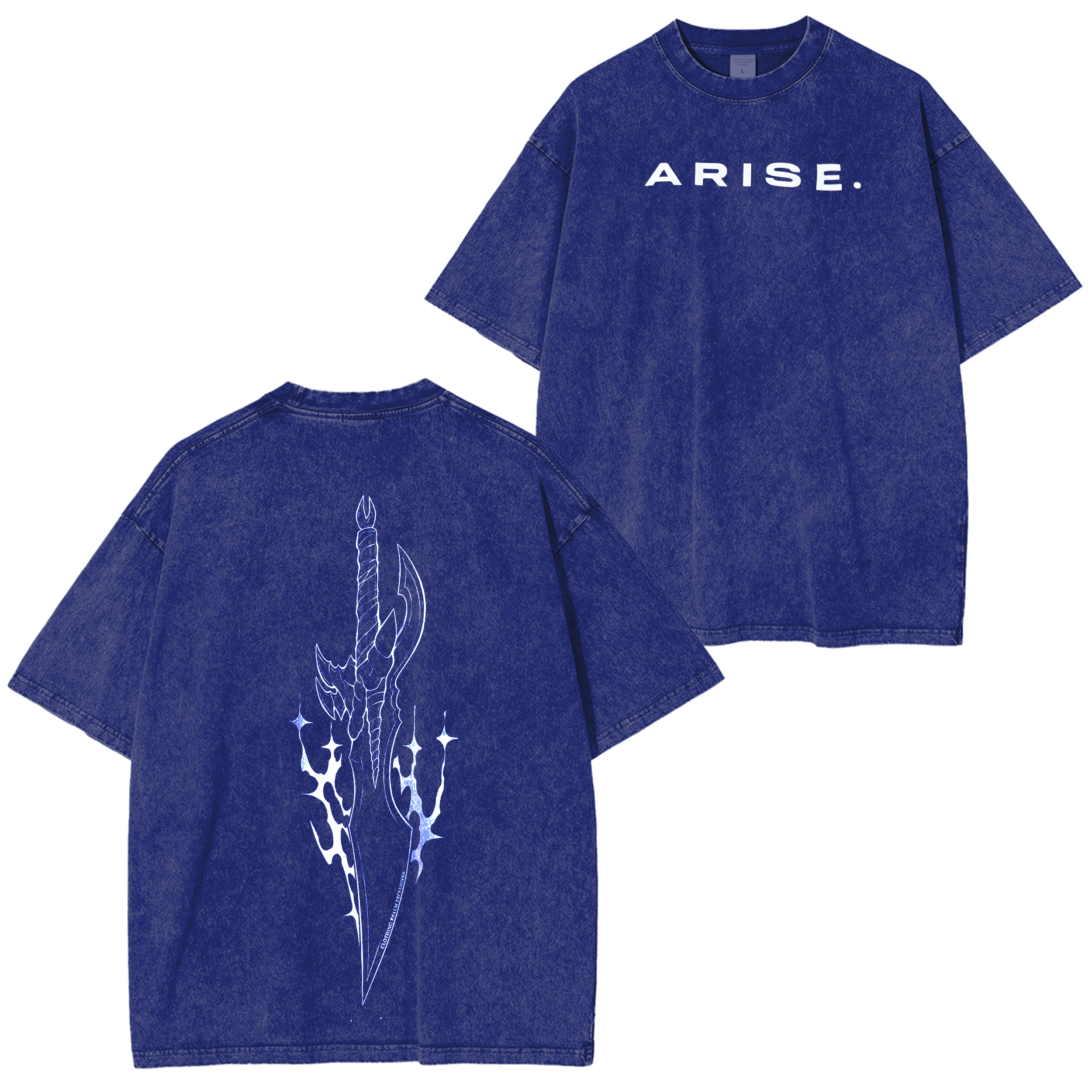 Solo Leveling Oversize Unisex Washed T-Shirt