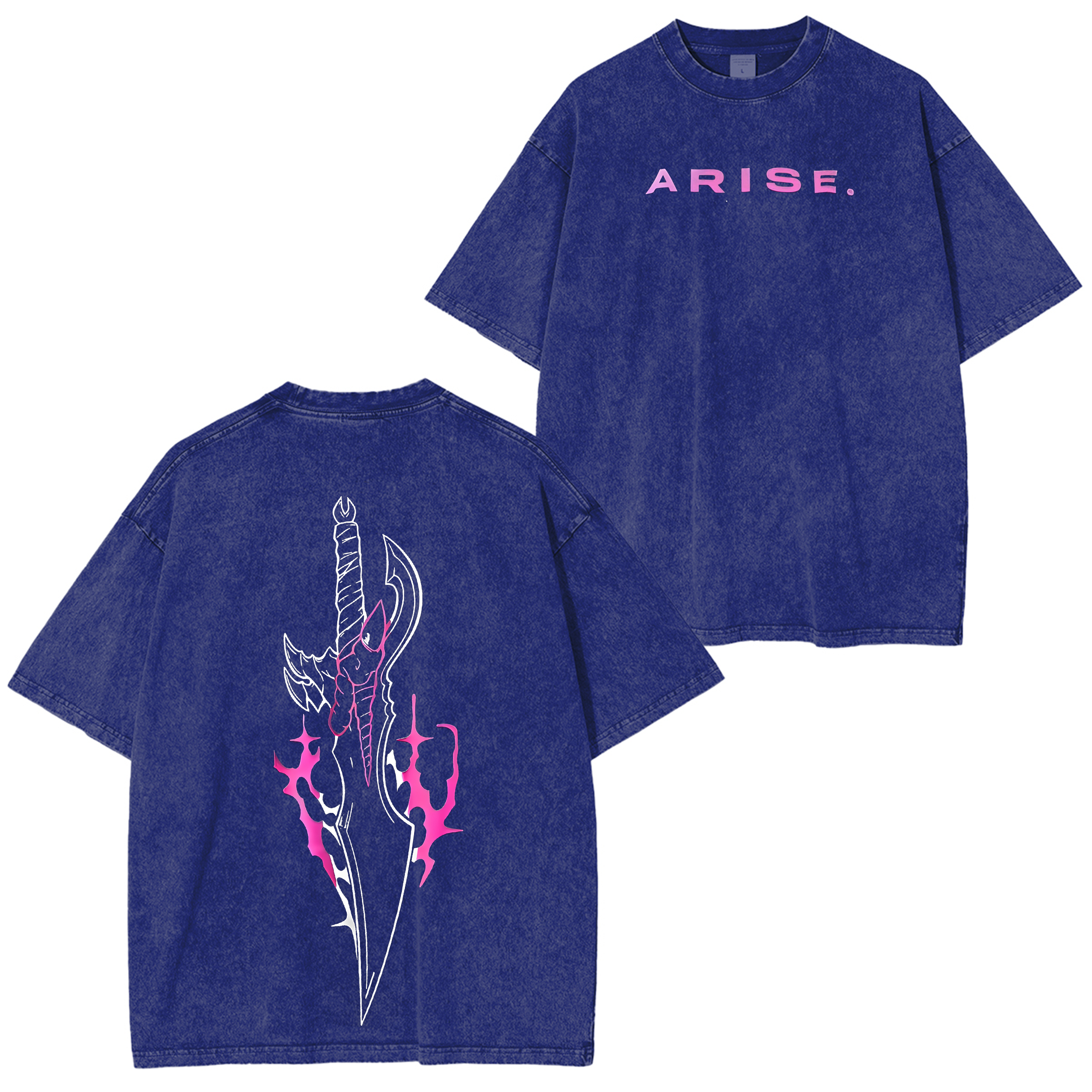 Solo Leveling Oversize Unisex Washed T-Shirt