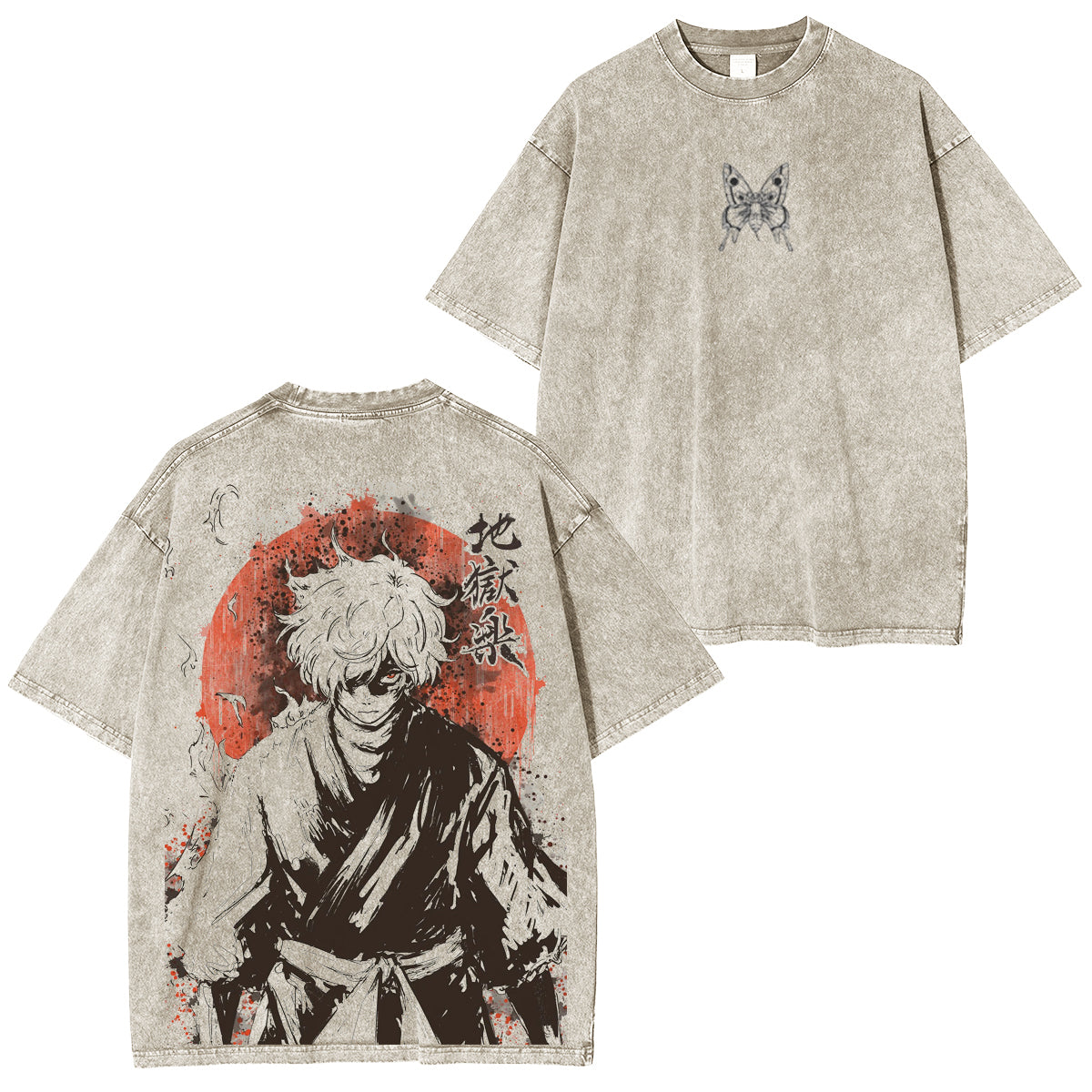 Camiseta lavada Gabimaru de Hell's Paradise