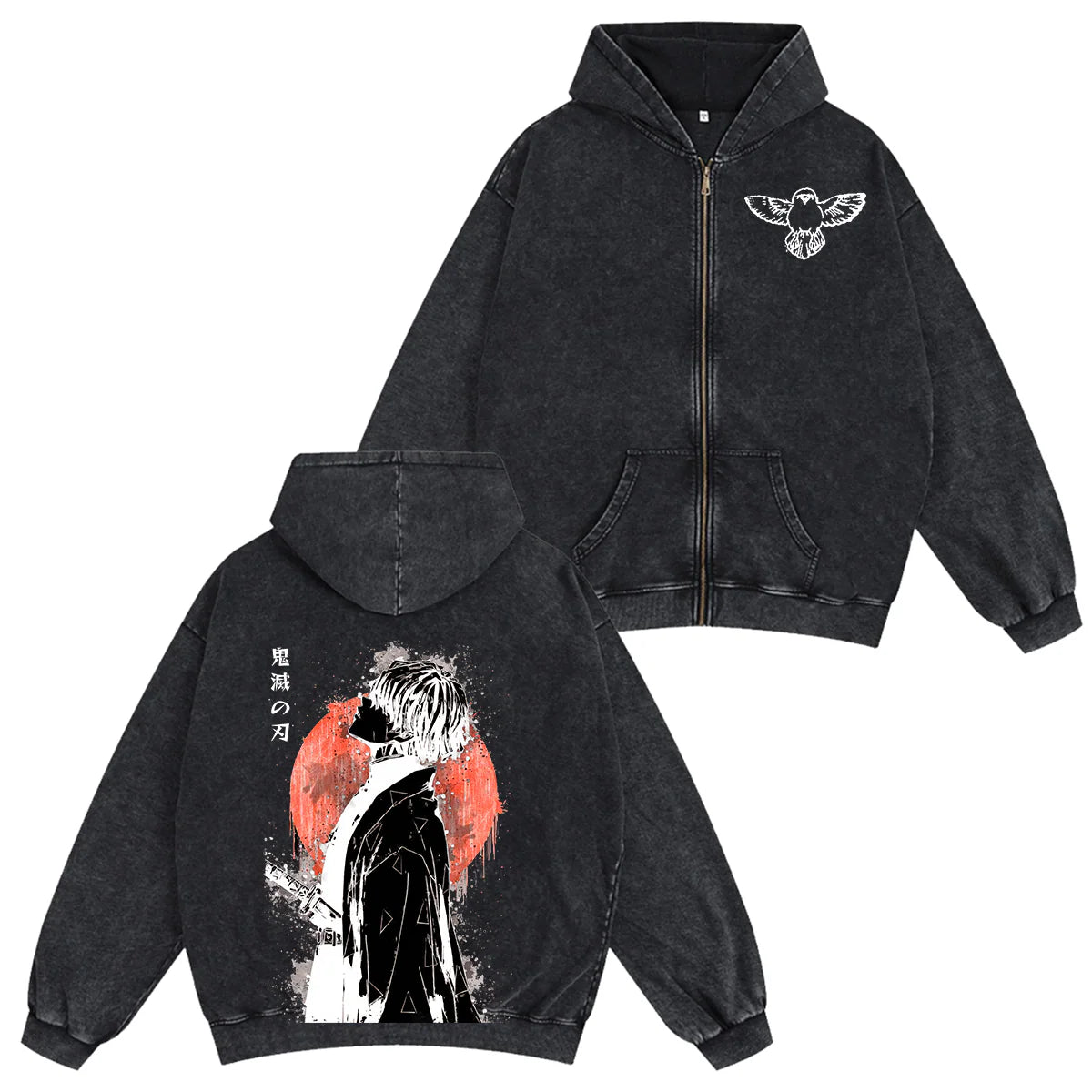 Zenitsu ,Demon Slayer Anime Unisex Washed T-Shirt