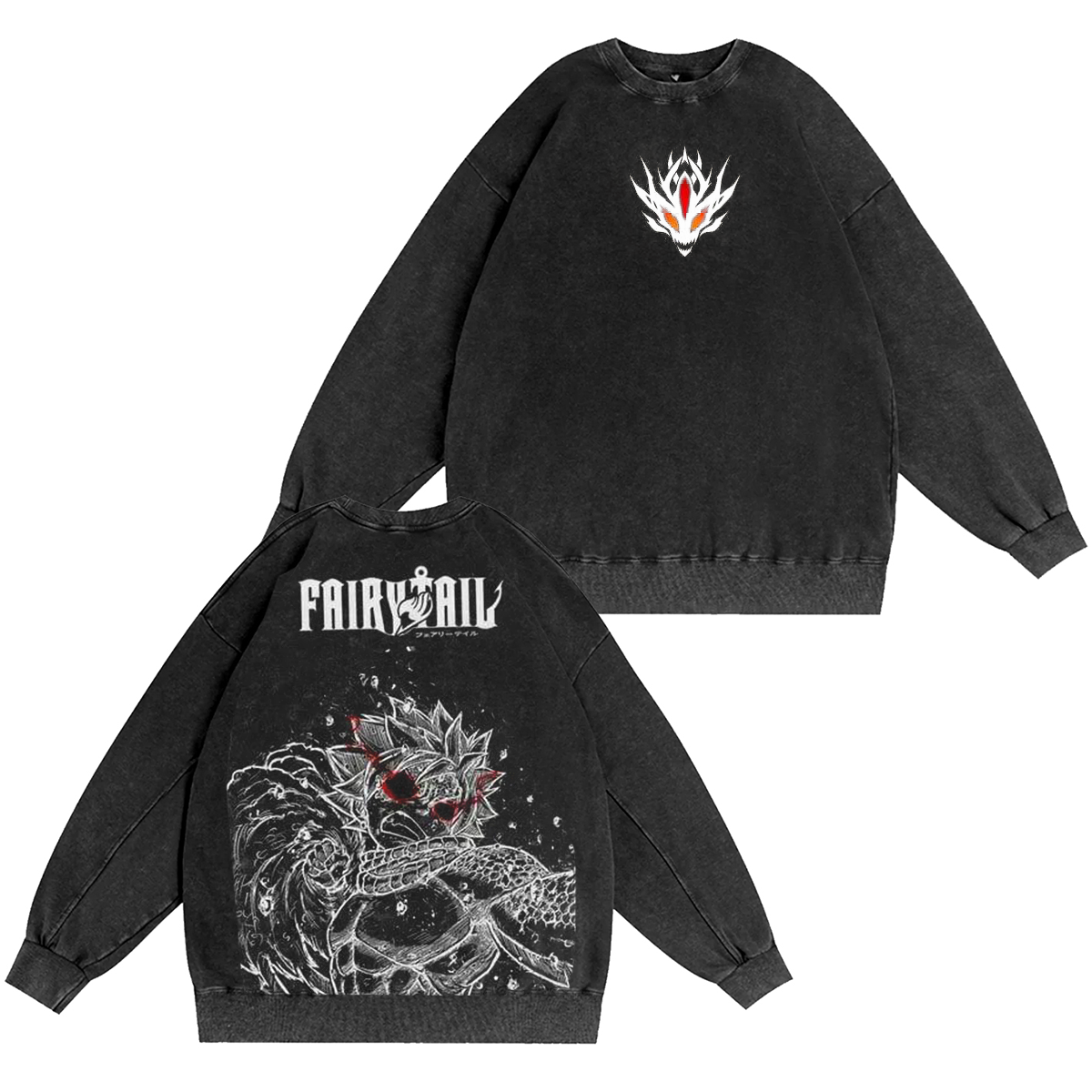 Fairy Tail: Natsu Dragneel Camiseta/Sudadera/Sudadera con capucha vintage