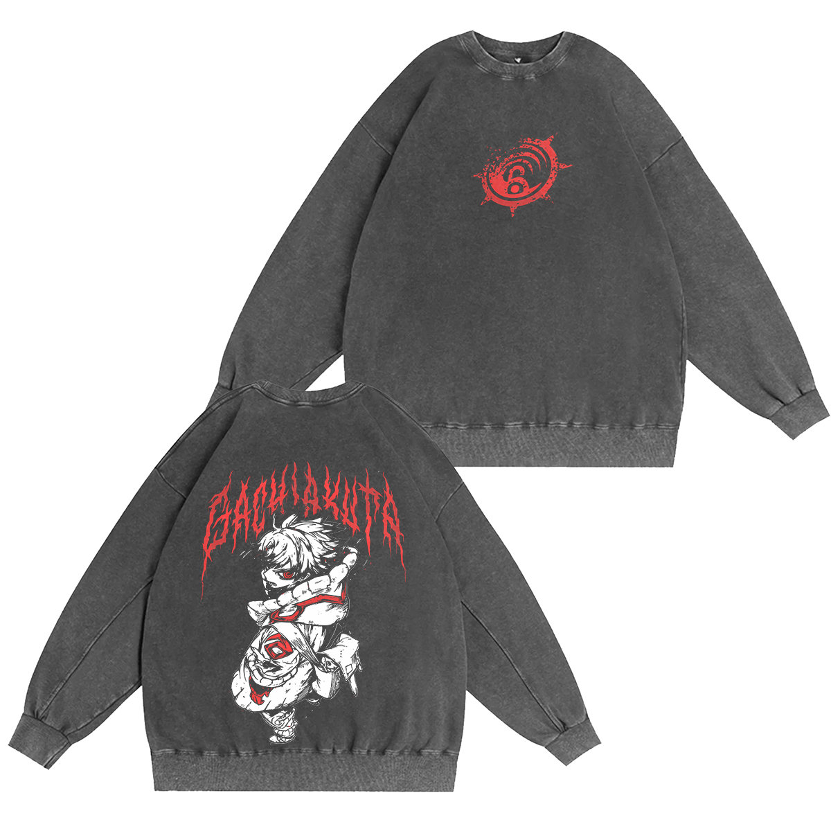 Camiseta/Sudadera/Sudadera con capucha Gachiakuta Vintage Washed