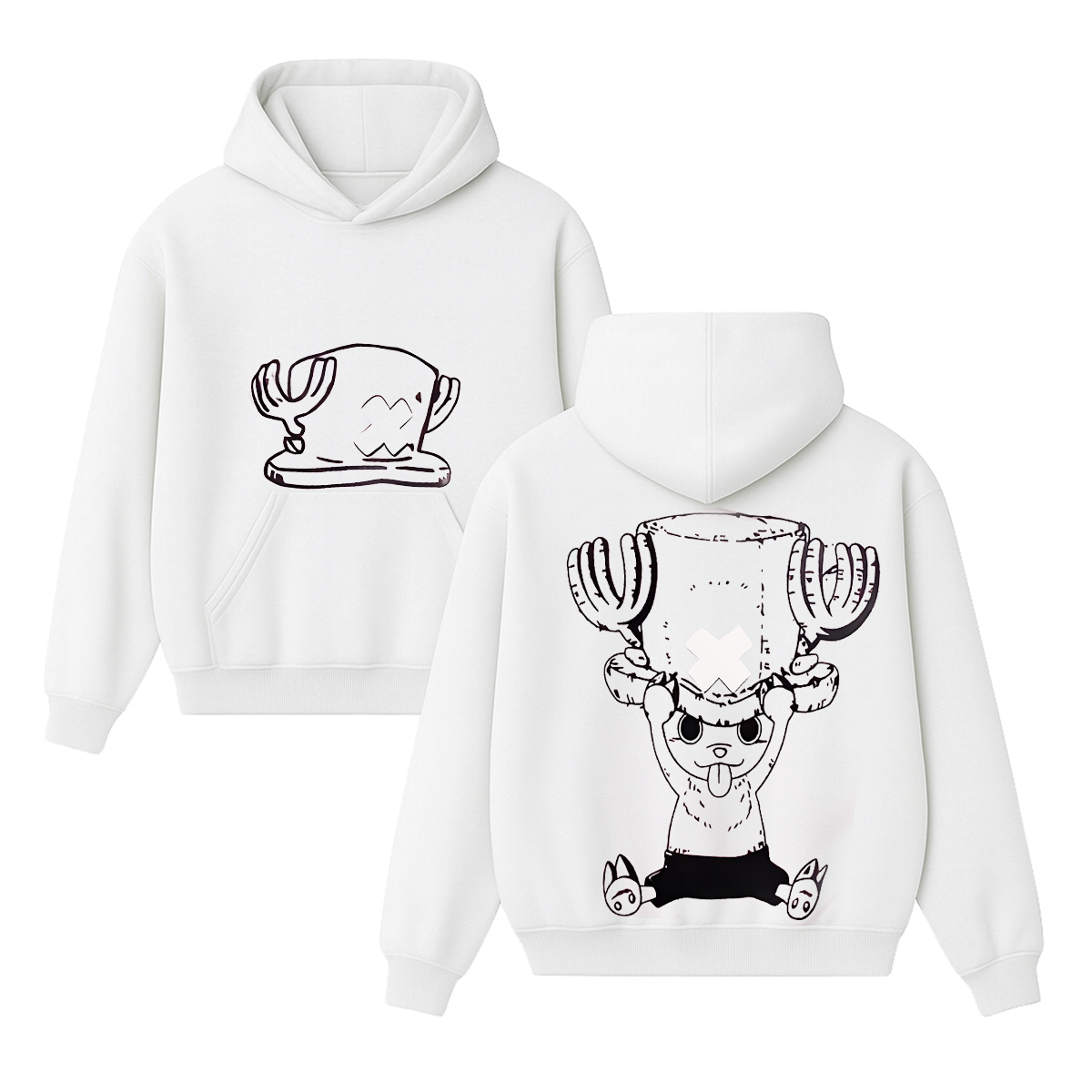 One Piece Anime Vintage Hoodie