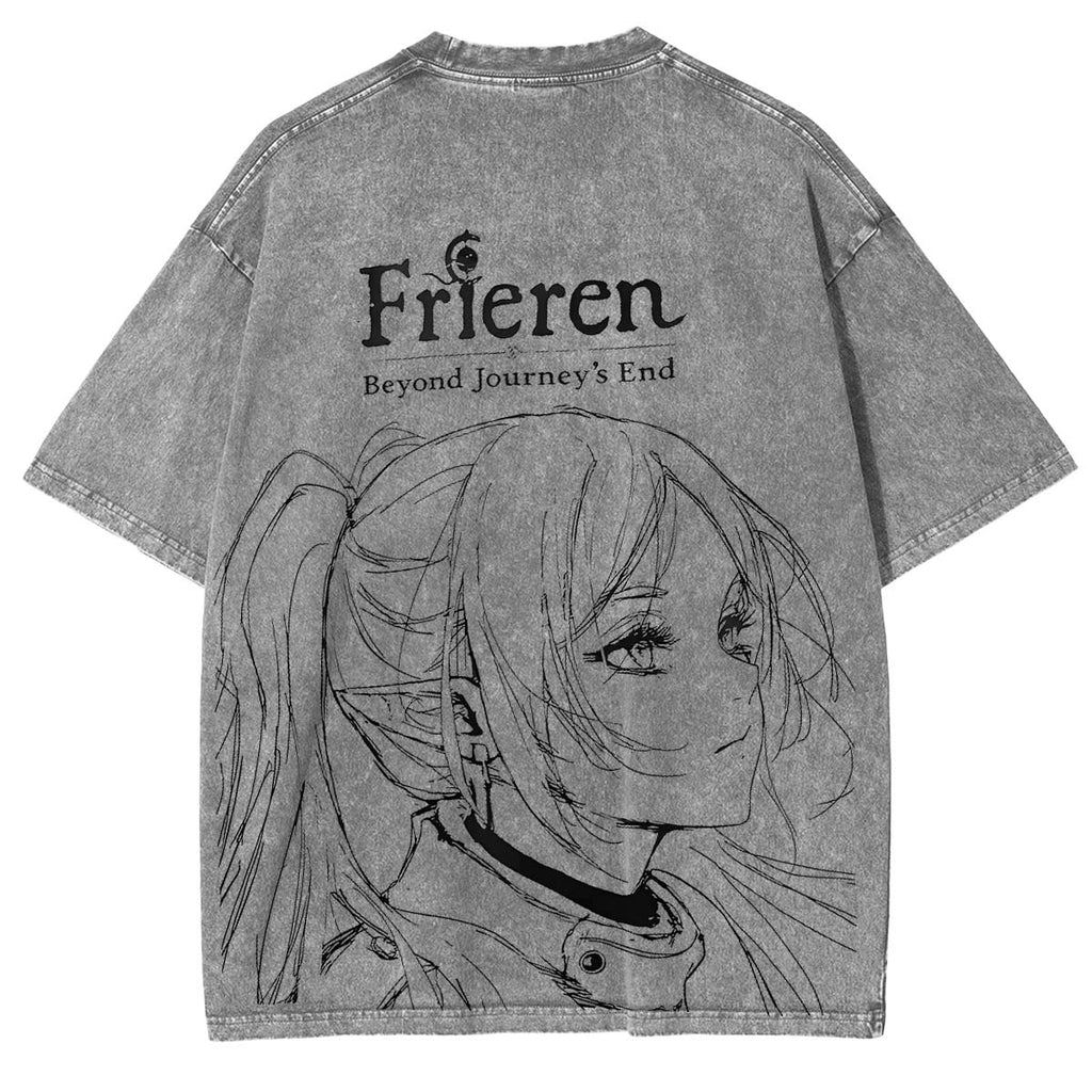 Frieren Beyond Journey’s End Anime Vintage Tee