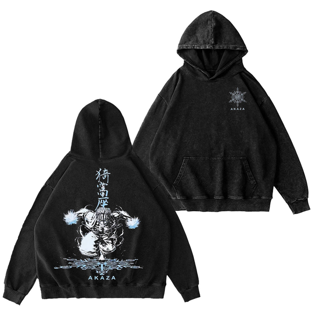 Akaza Demon Slayer Washed T-shirt/Crewneck/Hoodie