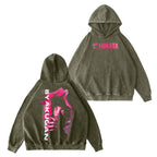 Camiseta/Sudadera/Sudadera con Capucha Desgastada de Hinata Hyuga Naruto
