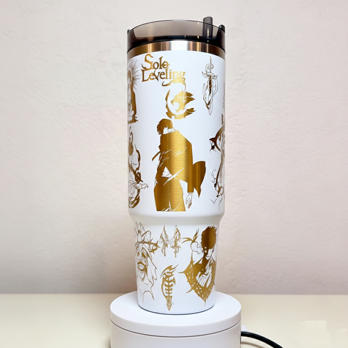 Laser Engraved Anime Stanley Tumbler Cup