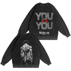 Baki Hanma Anime Washed T-shirt/Crewneck/Hoodie